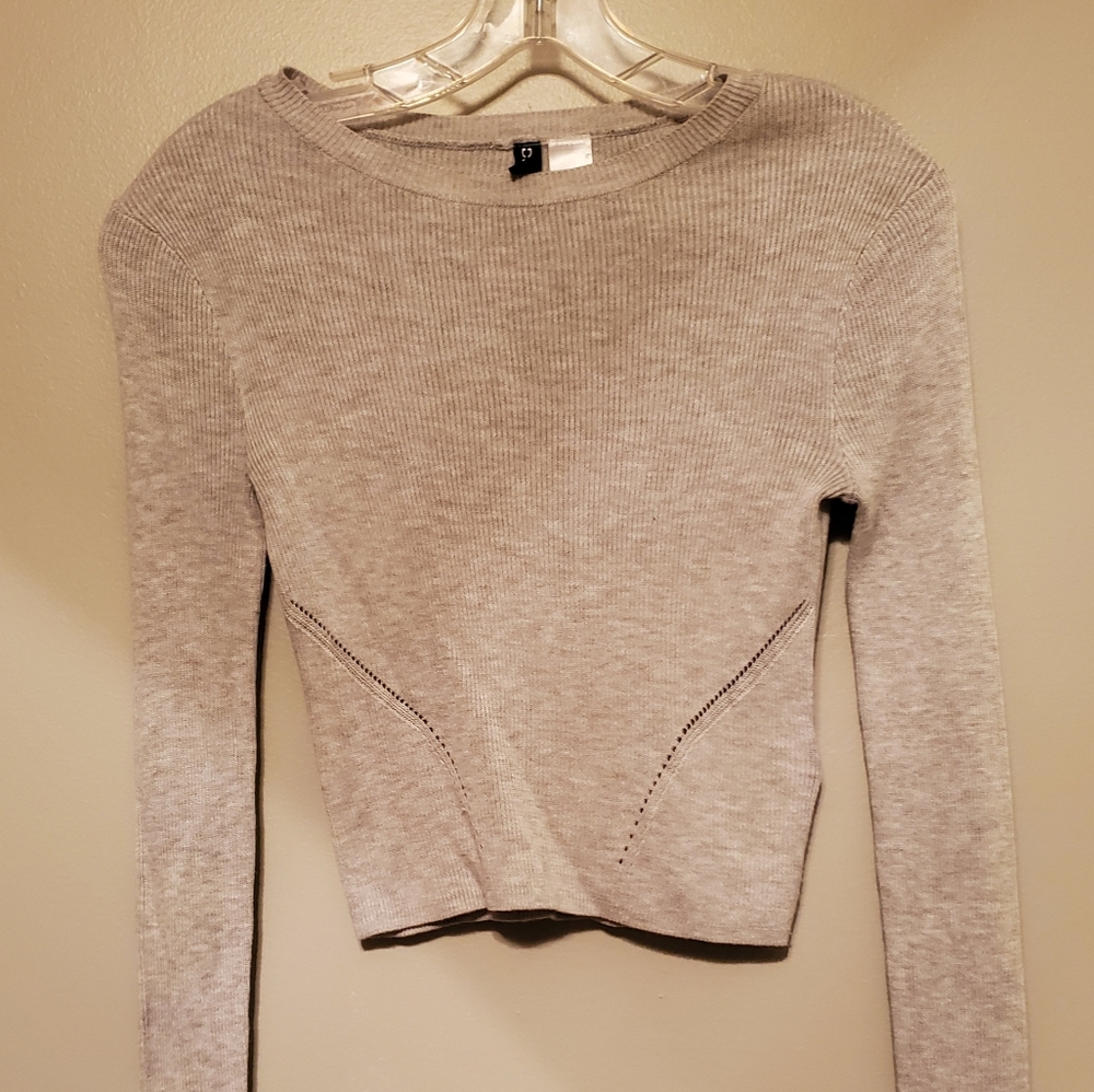 Crop sweater